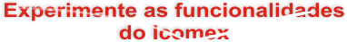 Experimente as funcionalidades do Icomex